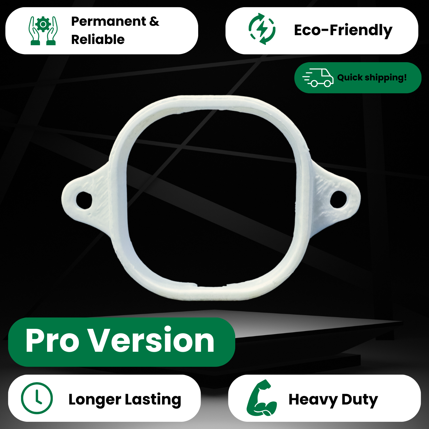 Govee (PRO) Outdoor LED Light Mounting Bracket – Durable, Low-Profile Clip for Soffit, Eave, & Fascia