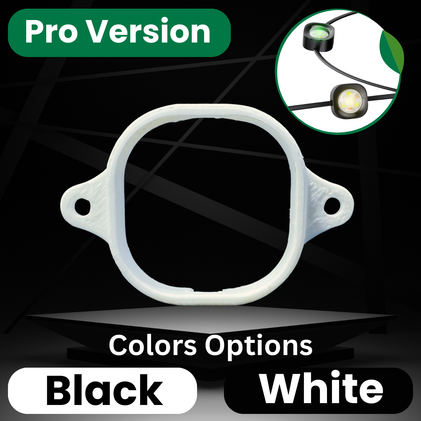 Govee (PRO) Outdoor LED Light Mounting Bracket – Durable, Low-Profile Clip for Soffit, Eave, & Fascia